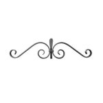  Wrought Iron Rosettes Elegant Decorative Accents