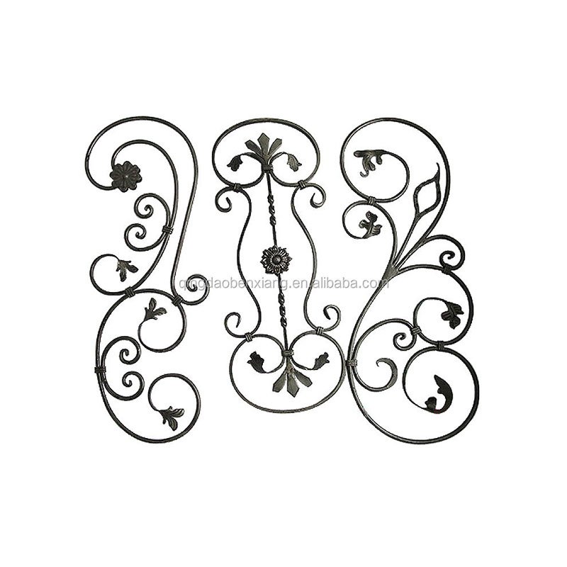 Wrought Iron Rosettes Elegant Ornamental