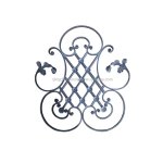 Customized Wrought Iron Rosettes Accentuating