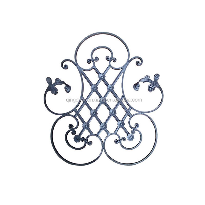 Customized Wrought Iron Rosettes Accentuating