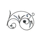 Customized Wrought Iron Rosettes Artistic Accents
