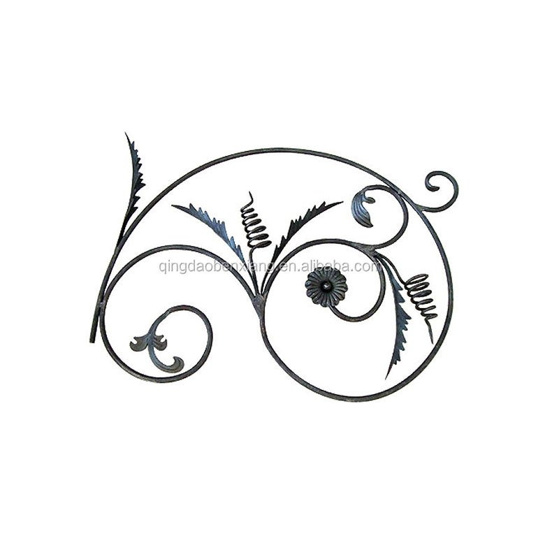 Customized Wrought Iron Rosettes Artistic Accents