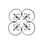 Wrought Iron Rosettes Ornate Accents