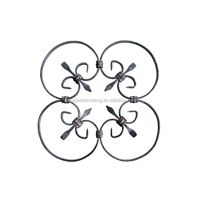 Wrought Iron Rosettes Ornate Accents
