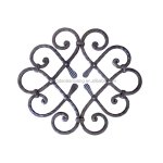 Wrought Iron Rosettes Artistic Handcrafted