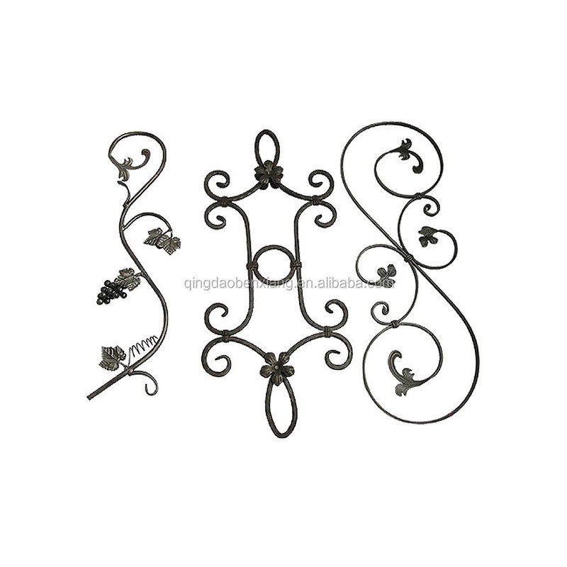 Wrought Iron Rosettes Adorn Space with Elegant