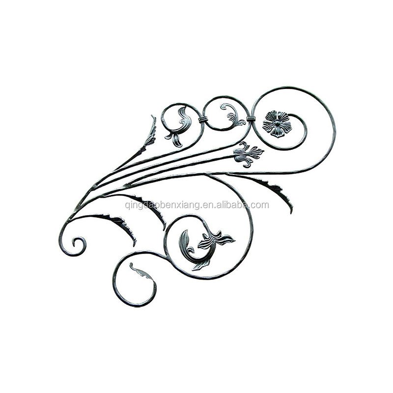 Wrought Iron Rosettes Ornate Details