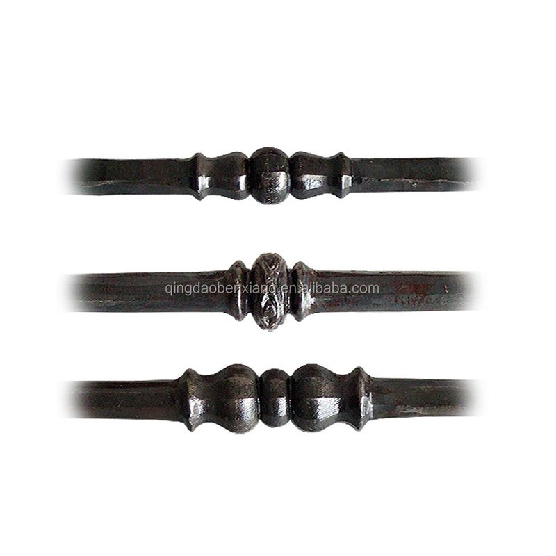 Customized Wrought Iron Pickets Elegant Fence Elements 