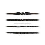 Customized Wrought Iron Pickets Unique Designs 