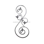 Customized Wrought Iron Pickets Unique Designs
