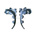 Wrought Iron Flowers Blossoming with Elegance