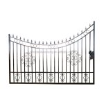 Custom Wrought Iron Gate Crafted 