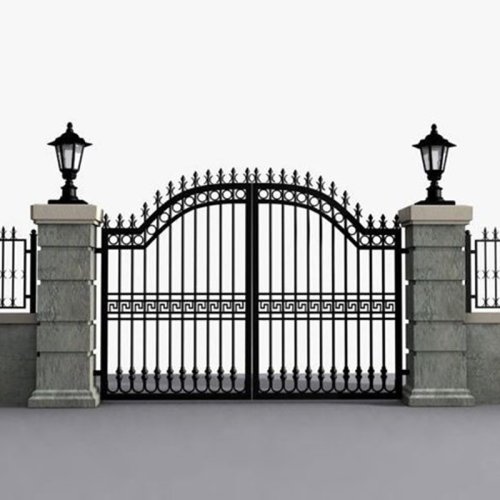 Wrought Iron Gate Made in China Elegant 