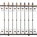 Modern Wrought Iron Fence