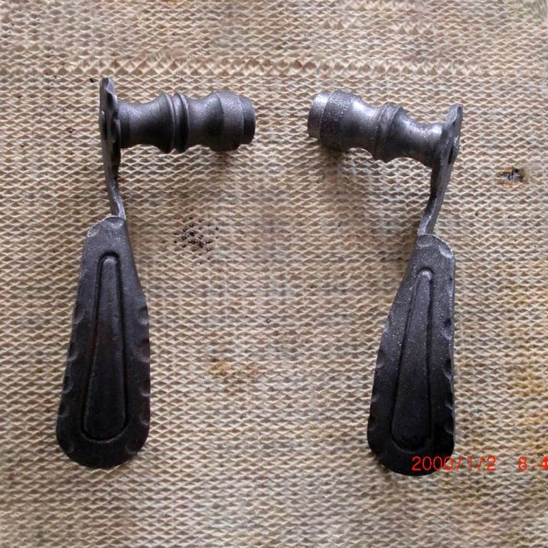 Custom Wrought Iron Handles with Craftsmanship