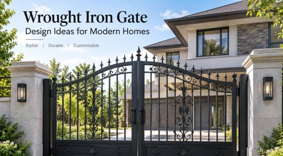 Wrought Iron Gate Design Ideas for Modern Homes