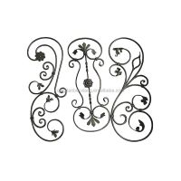 Wrought Iron Rosettes Elegant Ornamental
