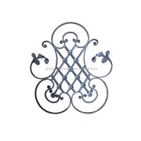Customized Wrought Iron Rosettes Accentuating
