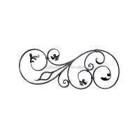 Wrought Iron Rosettes Elegant Accents