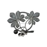 Wrought Iron Rosettes Elegant Accents