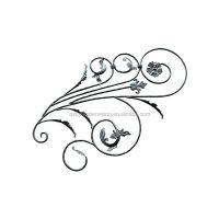Wrought Iron Rosettes Ornate Details