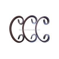 Elegantly Scroll with Customized Wrought Iron Scrolls